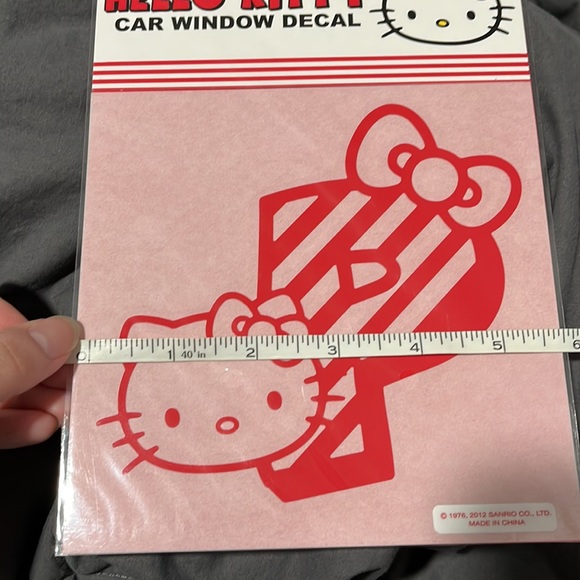 Hello Kitty Letter “P” Car Window Decal - Picture 7 of 9